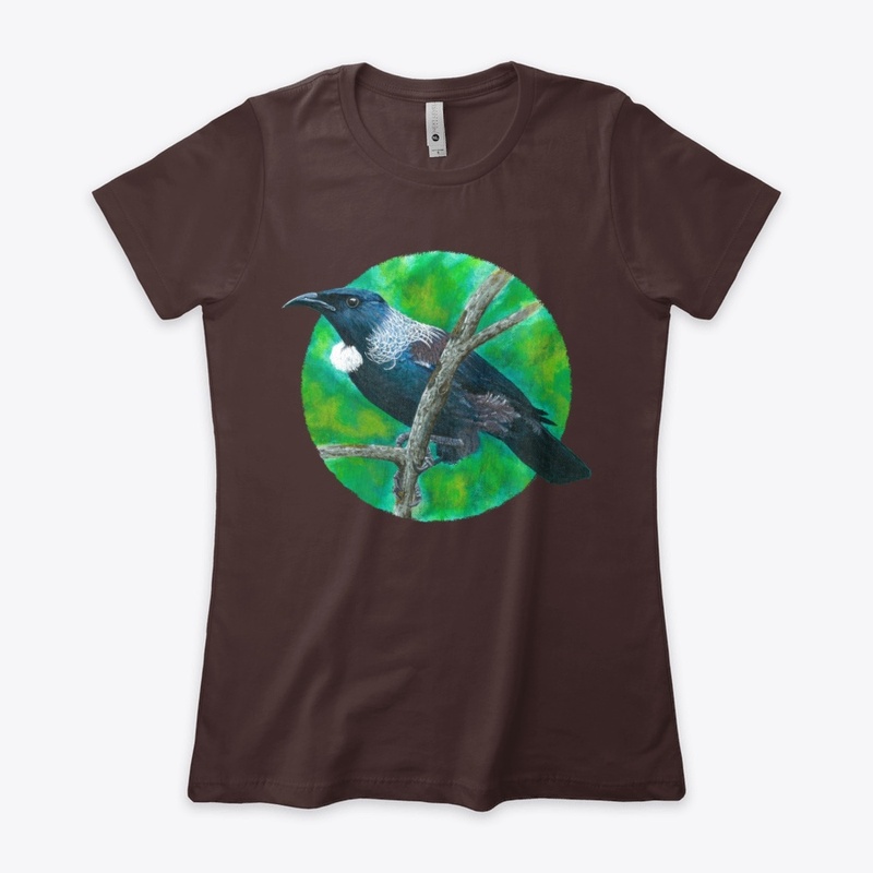 New Zealand Tui - Painting in acrylic