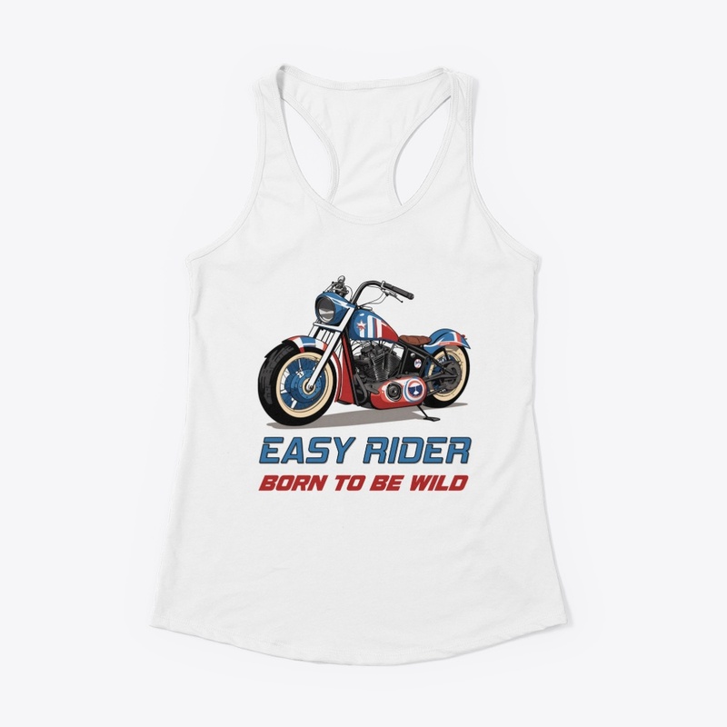 Easy Rider Motorcycle Chopper Stars