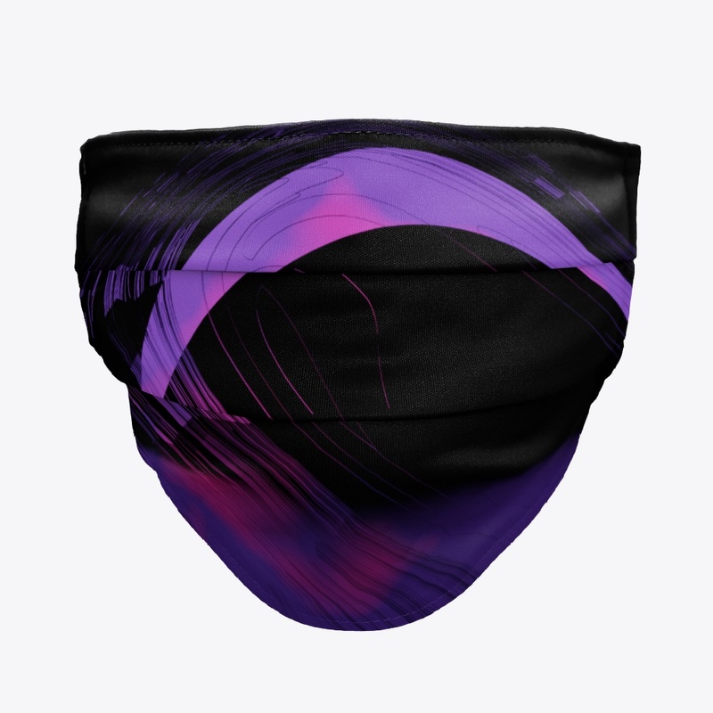 abstract purple & black