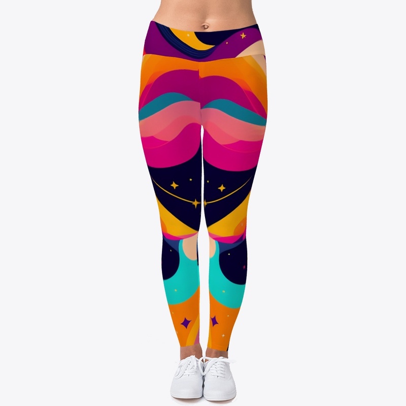 Galaxy Abstract Style Leggings
