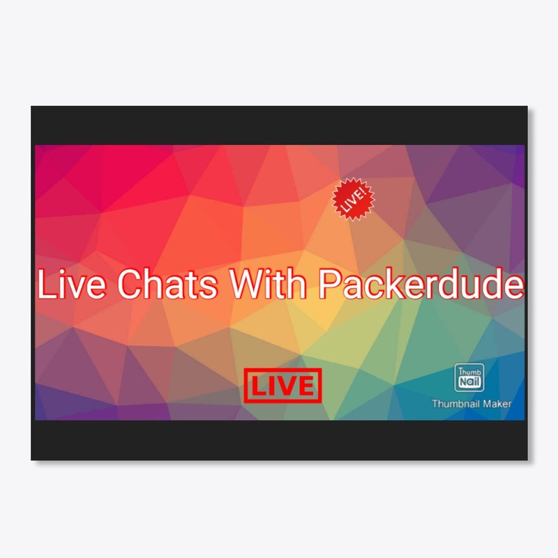 Live Chats With Packerdude Sticker