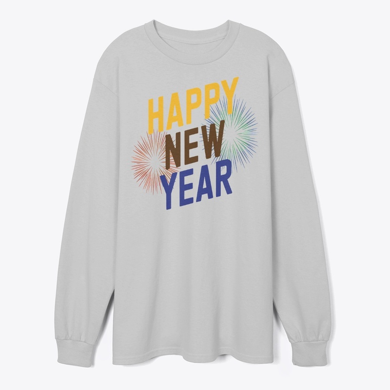 Festive "Happy New Year" Design. 
