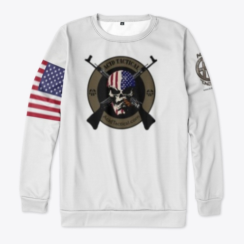 Acid Patriot Skull Logo
