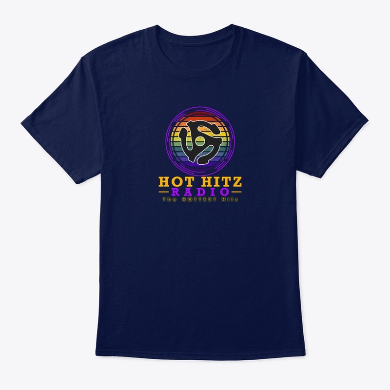 Hot Hitz Radio 45 Adapter Logo Rainbow