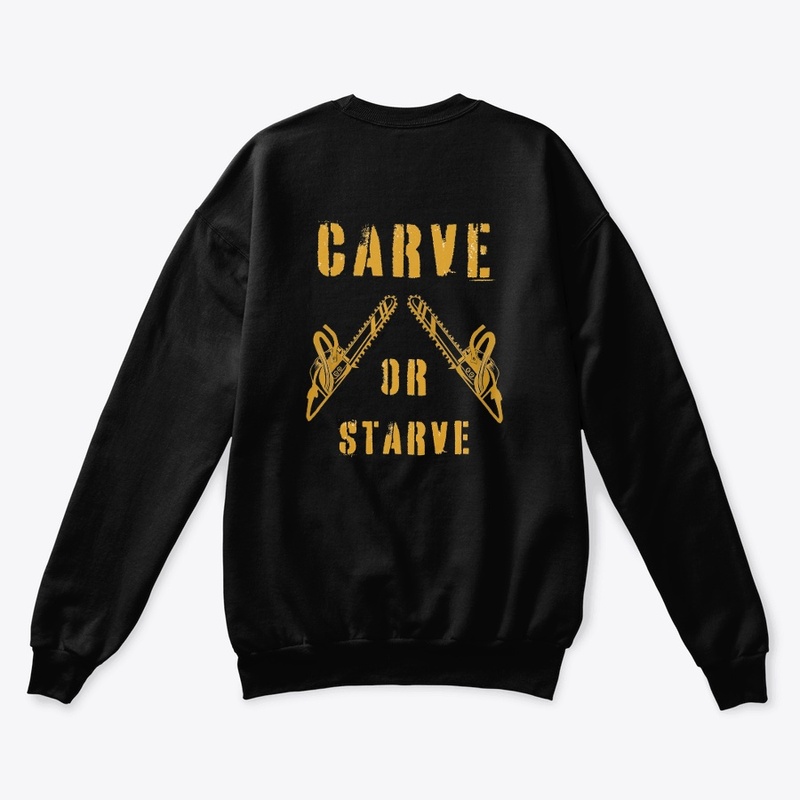 carve or starve black and gold