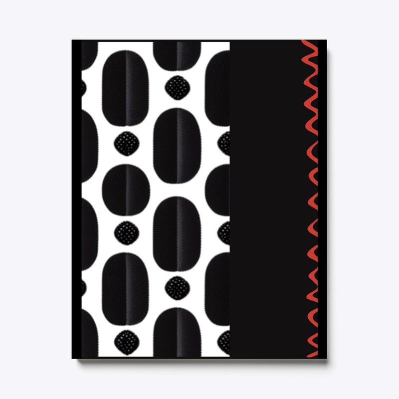 Abstract Black Beads
