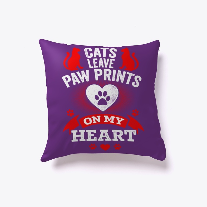 Cats Leave Paw Prints on My Heart