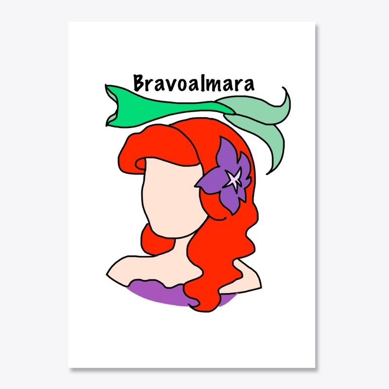 Bravoalmara Ariel Sticker