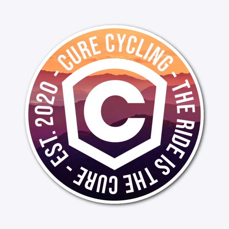 Cure Cycling Badge Decal