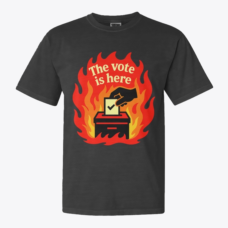 Custom Vote Graphic|Vote Tee,Bold Voting