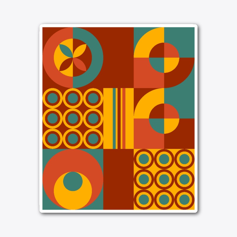 Tribal geometric design chocolate