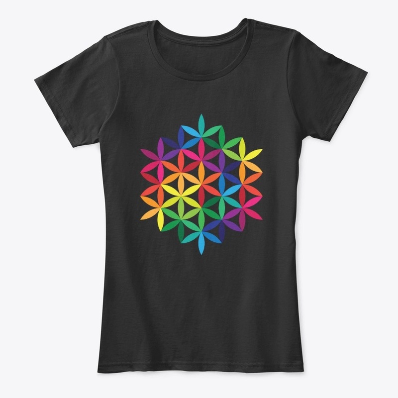 The Flower of LIfe - Rainbow