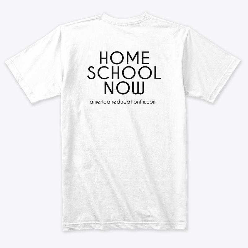 Home School Now White Tee