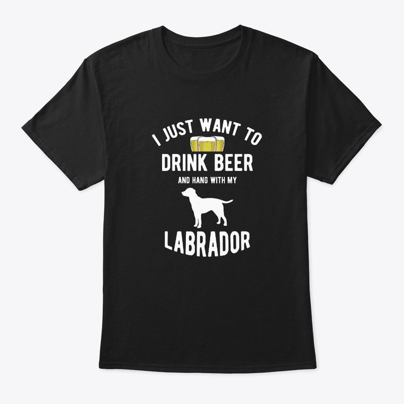 Labrador Dog And Beer Lover Puppy