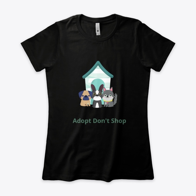 Adopt Don't Shop Boyfriend Tee