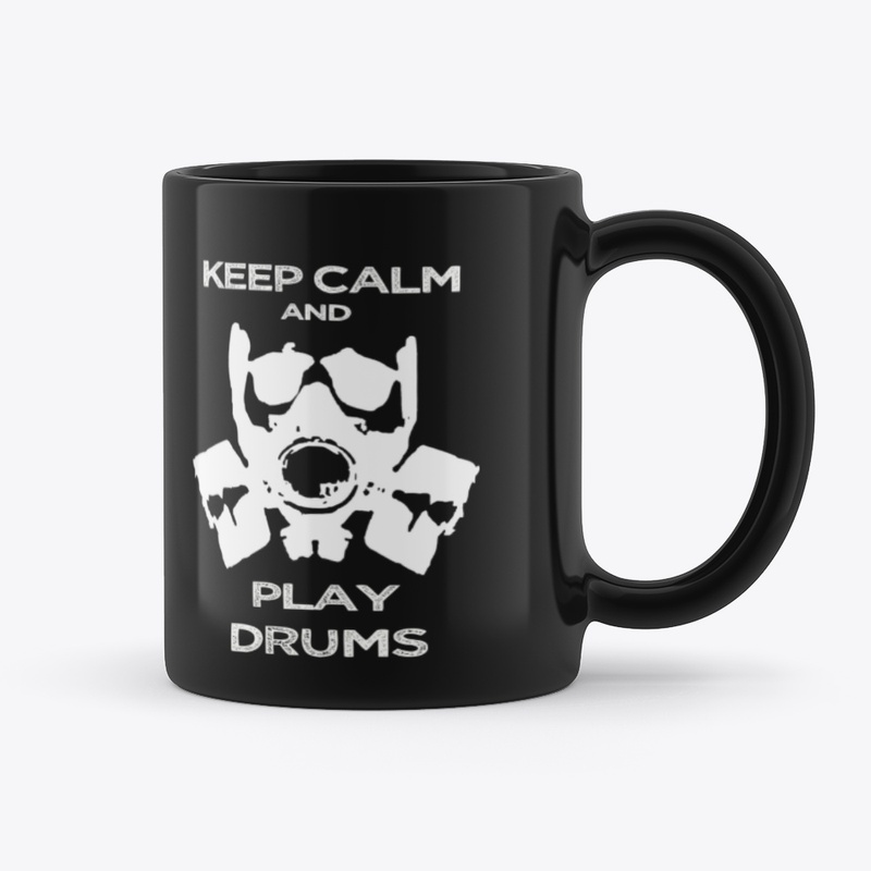 DA - KEEP CALM PLAY DRUMS MUG