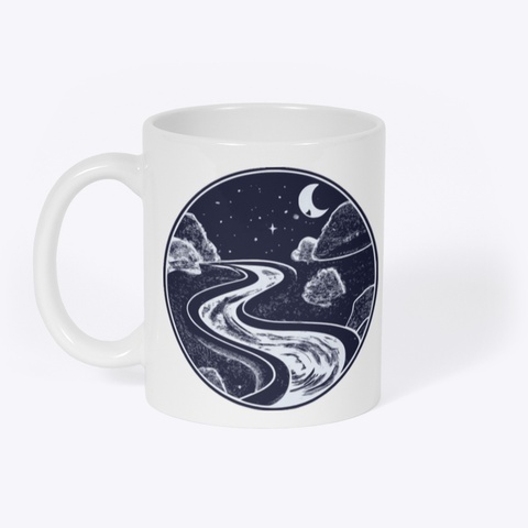 Mug, Slipstream Logo White áo T-Shirt Front