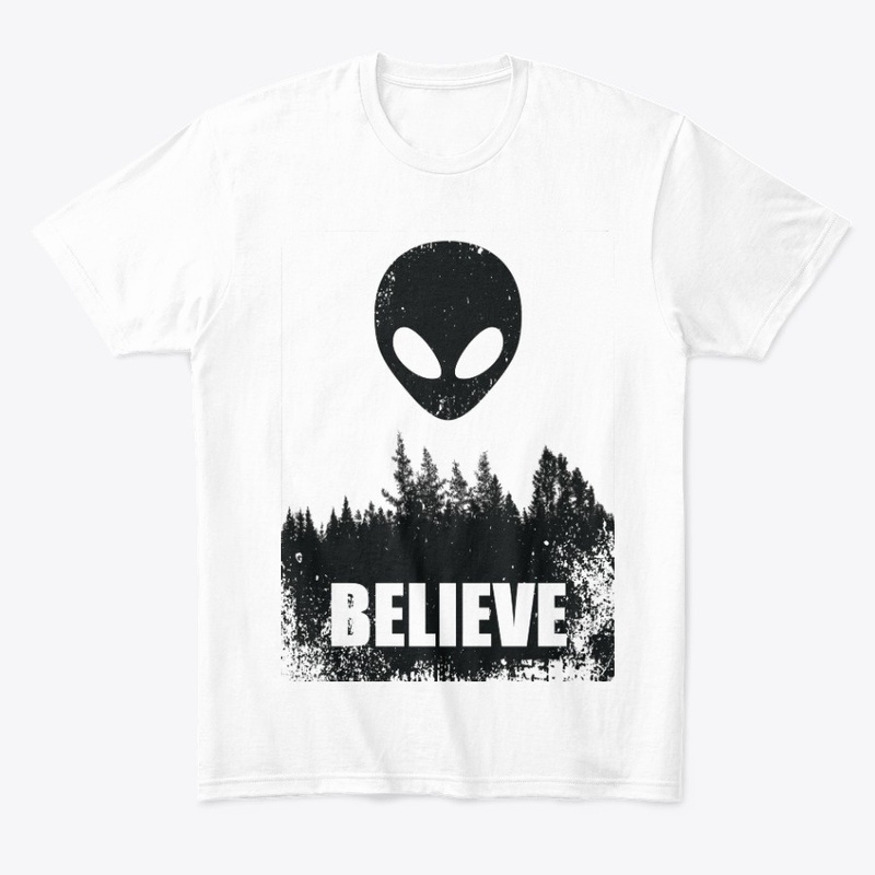 Believe UFO Alien T-shirt