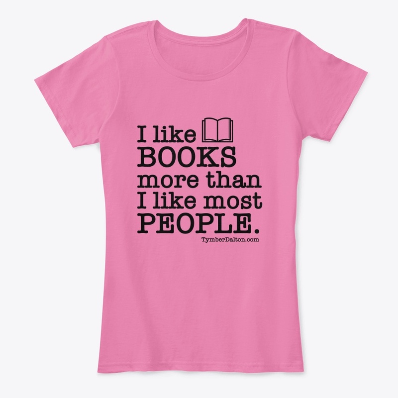 I like BOOKS more than PEOPLE. (Black)