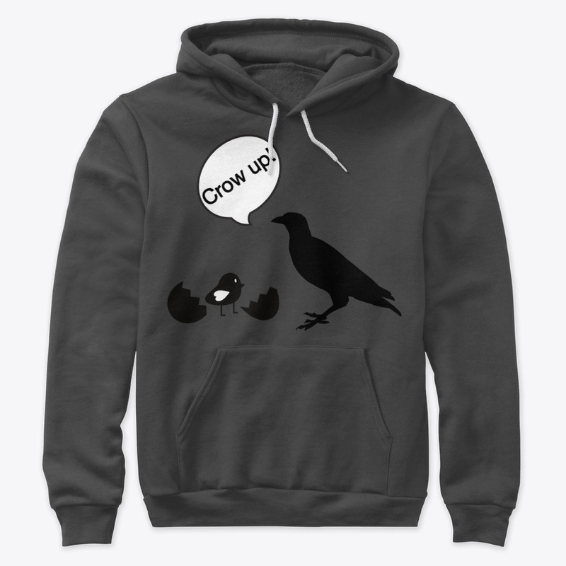 Funny crow design birds corvids