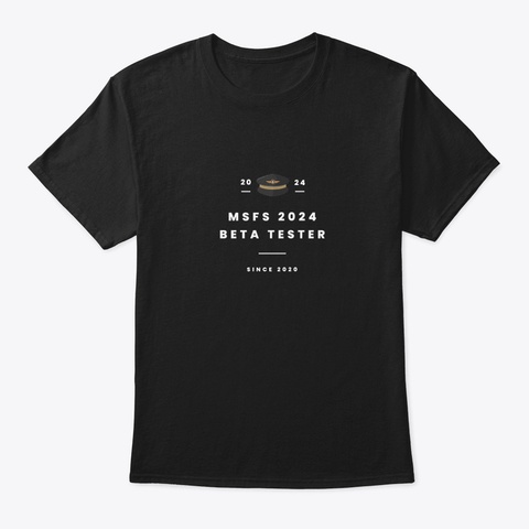 Msfs 2024 Edition Black Camiseta Front