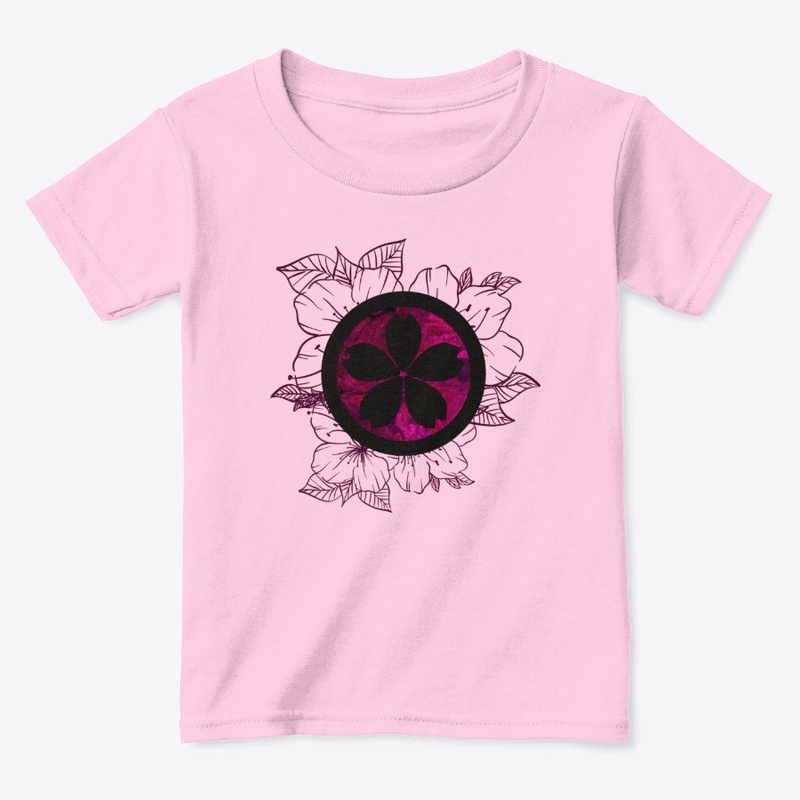 Dark Pink/Black Flower Pattern