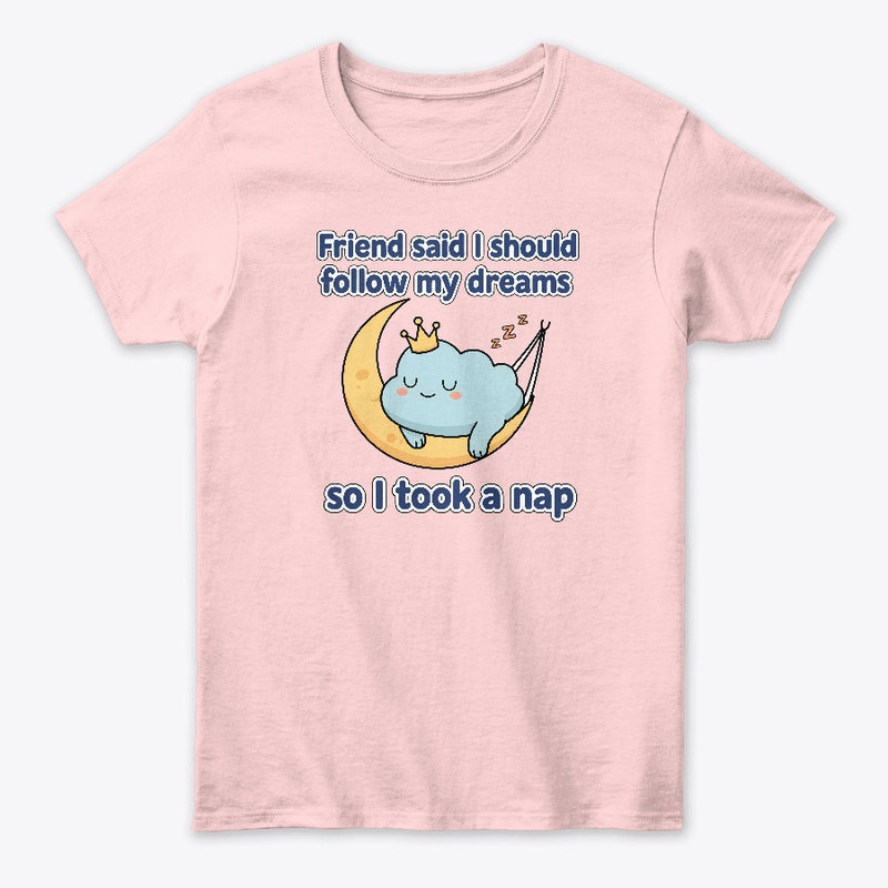Kawaii dreamer funny tee for women