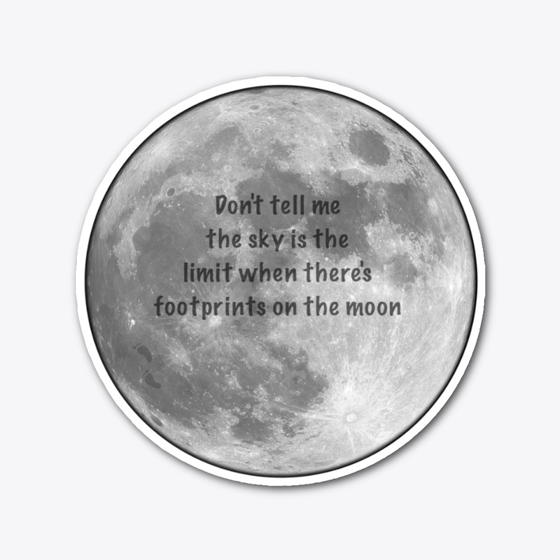 Footsteps on the moon