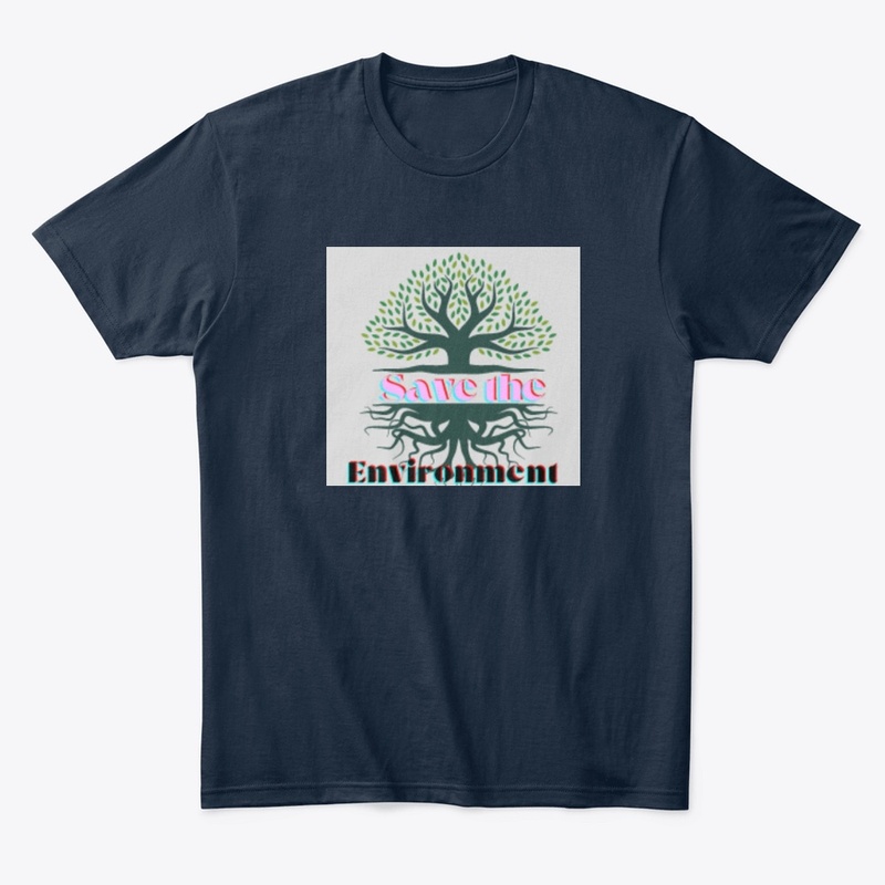 Save the environment t-shirt for men