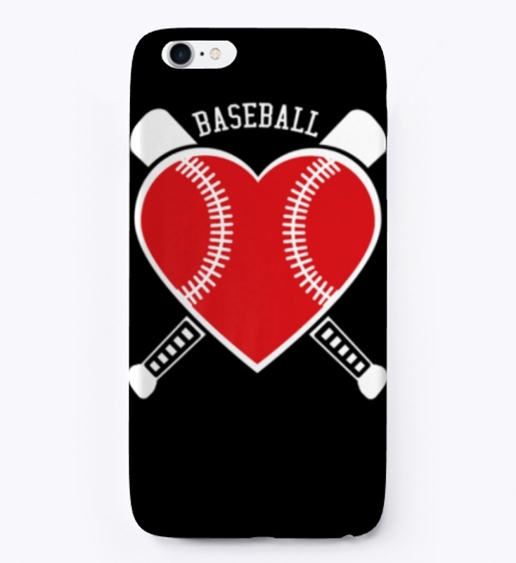 Cute Baseball Heart Valentines Day