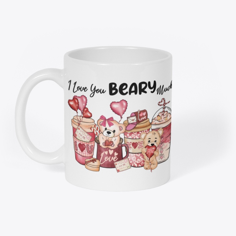  Bear Coffee Valentine – Cute Drink Art