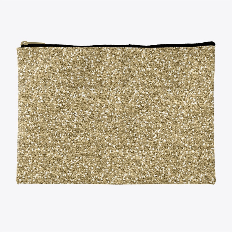 Glitter gold mask and accessories