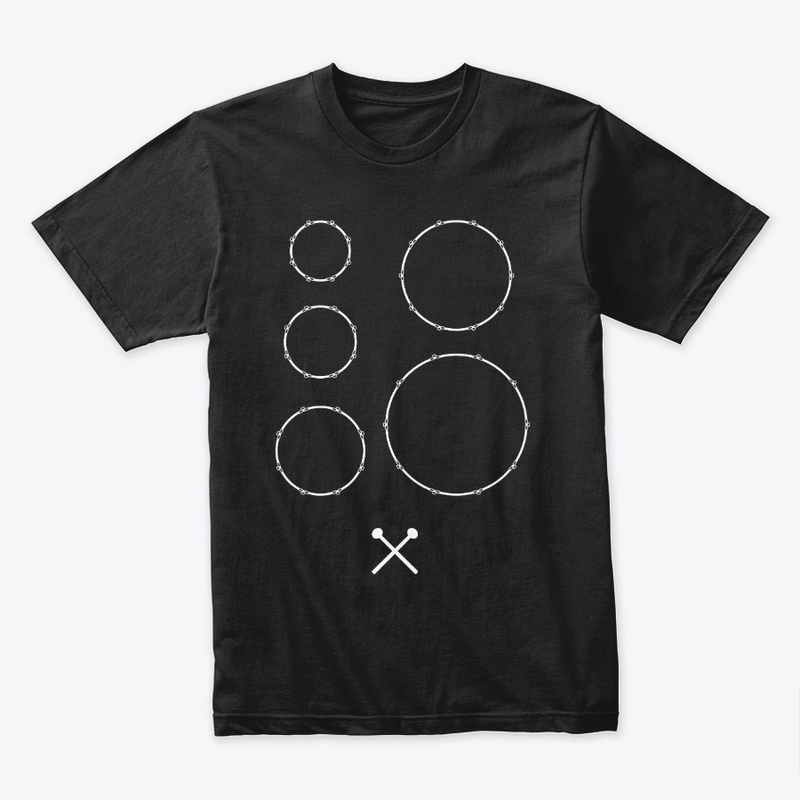 Bass Drums - Minimalist Design (Dark)
