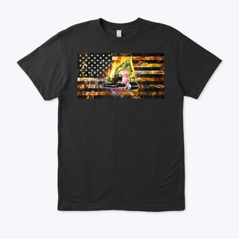 Excavator Flag Sparks