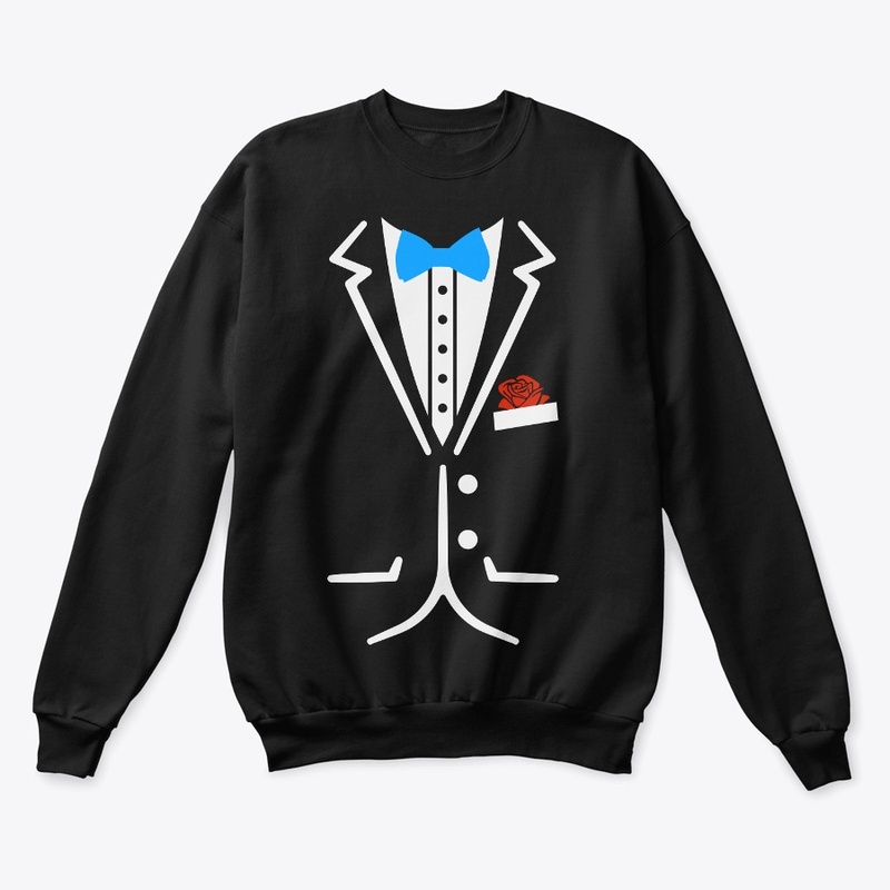 Fake Tuxedo Funny Lazy Wedding Fake Suit
