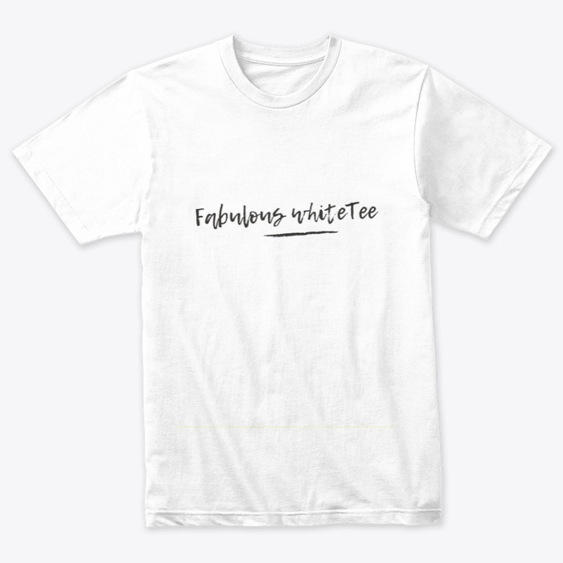 FABULOUS WHITE TEE