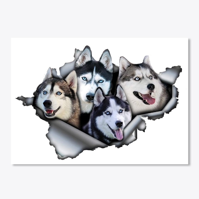 Husky cute sticker