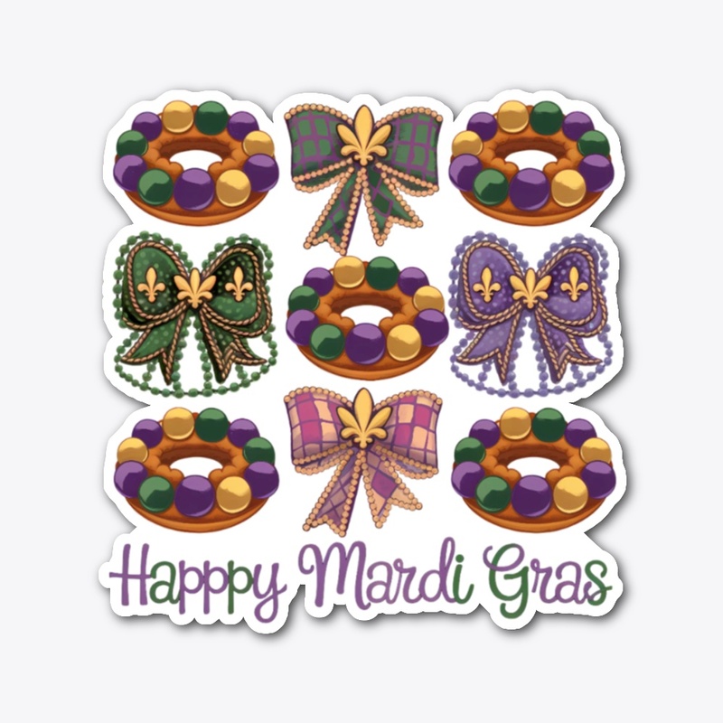 Stylish Mardi Gras | Coquette Bow