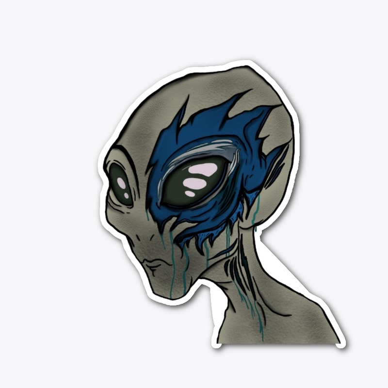 Navy Alien Head