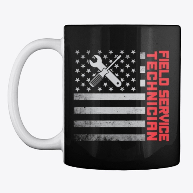 Field Service Technician US Flag Mask