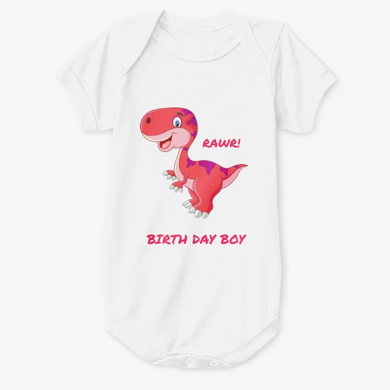 dinosaur love birthday boy