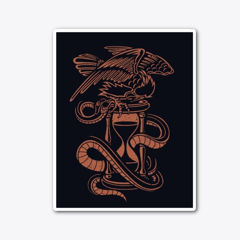 Hourglass Streetwear Sticker