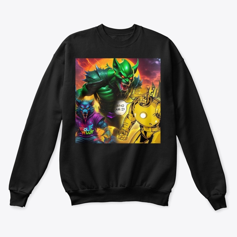 Skittles wolf superhero comic book