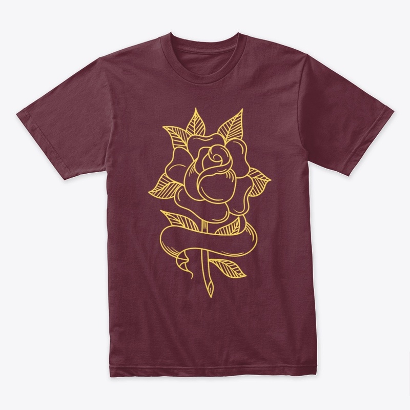 Love Rose Tattoo Design