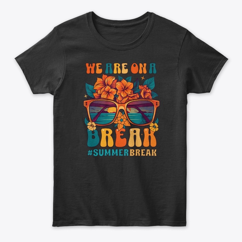 Summer Beach Vibes Sunglasses Tee Design