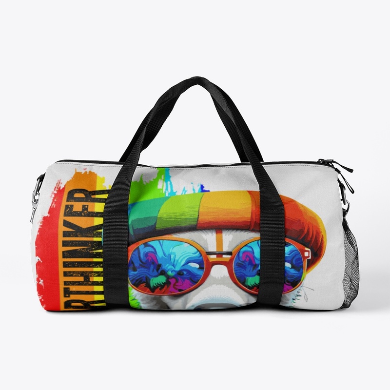 Rainbow Cute Dog T-Shirt Design