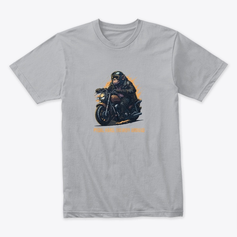  Cool Monkey ,pedal hard, Funny Animal 