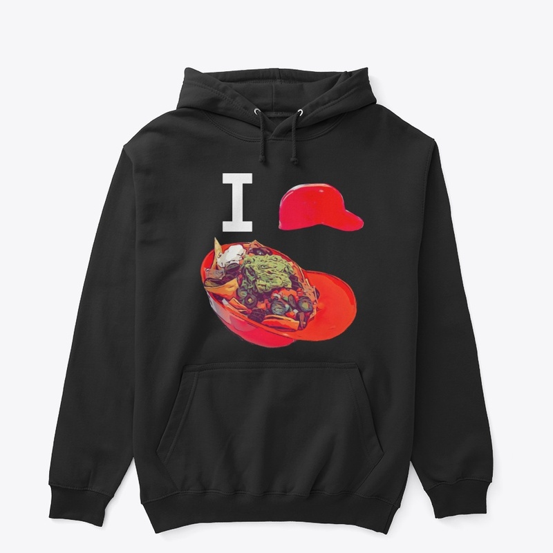 I love Helmet Nachos (Red/Black)