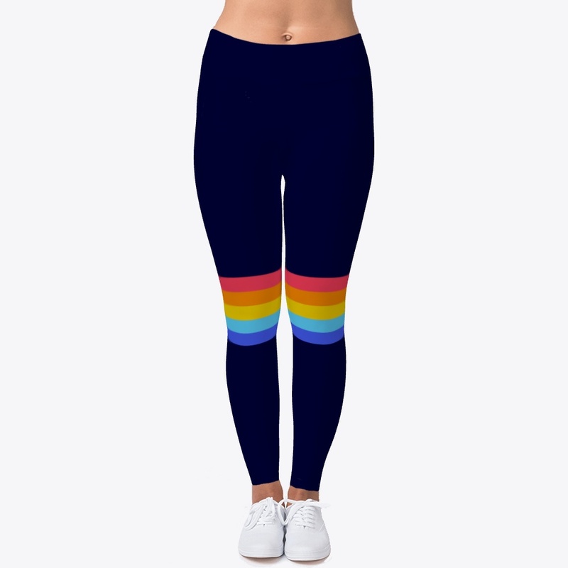 Naonaka Abstract Colorful Retro Stripes
