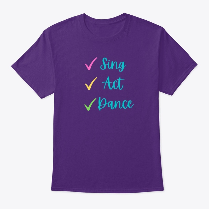 Sing Act Dance Checklist Design